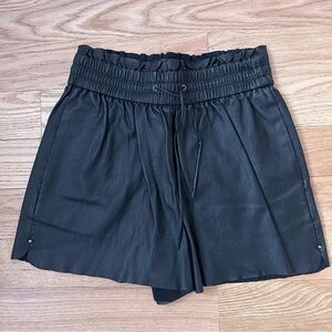 Zara Faux Leather Shorts for Women